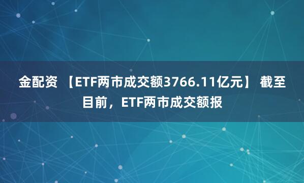金配资 【ETF两市成交额3766.11亿元】 截至目前，ETF两市成交额报