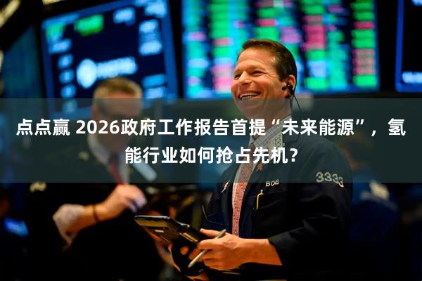 点点赢 2026政府工作报告首提“未来能源”，氢能行业如何抢占先机？